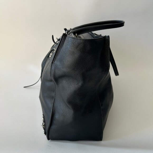 BALENCIAGA LARGE BLACK LEATHER PAPIER A4 TOTE BAG - Picture 8 of 14